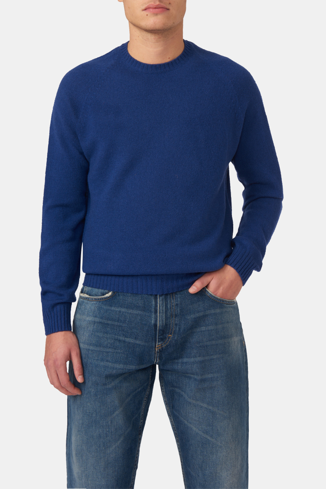 Regular Fit Rundhalsad Tröja Ull