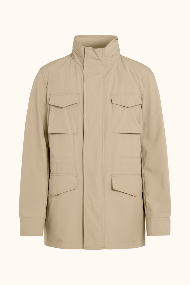 M-65 Nylon Shell Field Jacket White Oscar Jacobson
