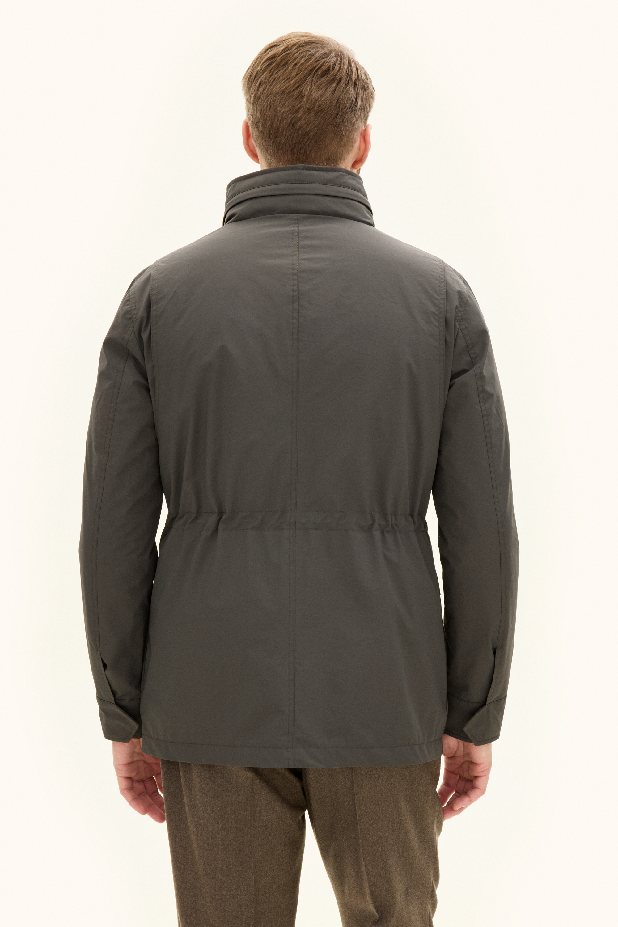 M-65 Nylon Shell Field Jacket - Dark blue | Oscar Jacobson