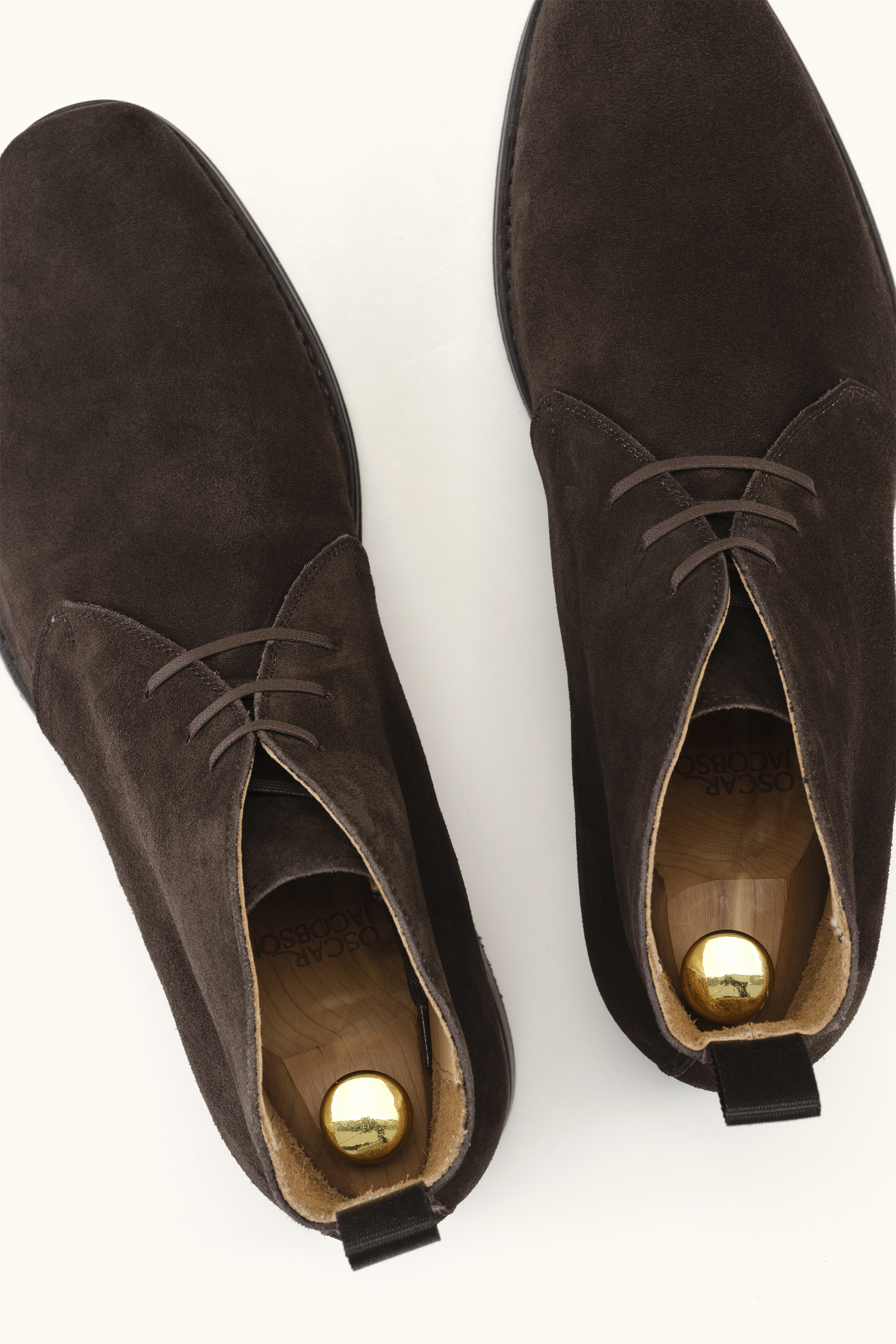 Chukka Suede Boots - Brown | Oscar Jacobson