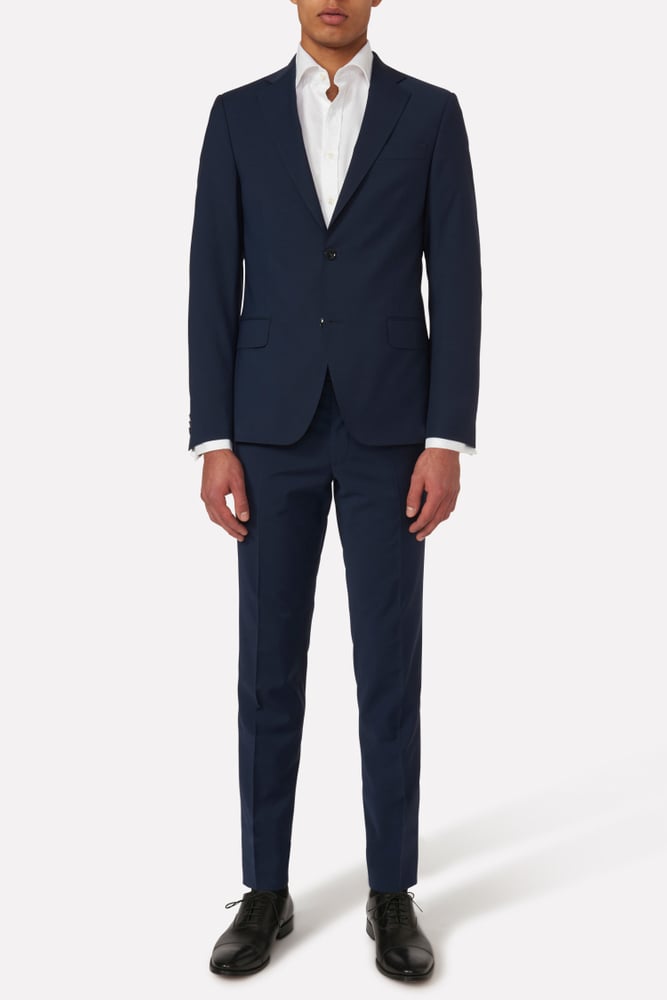Slim Fit Microstructure Jakkesæt