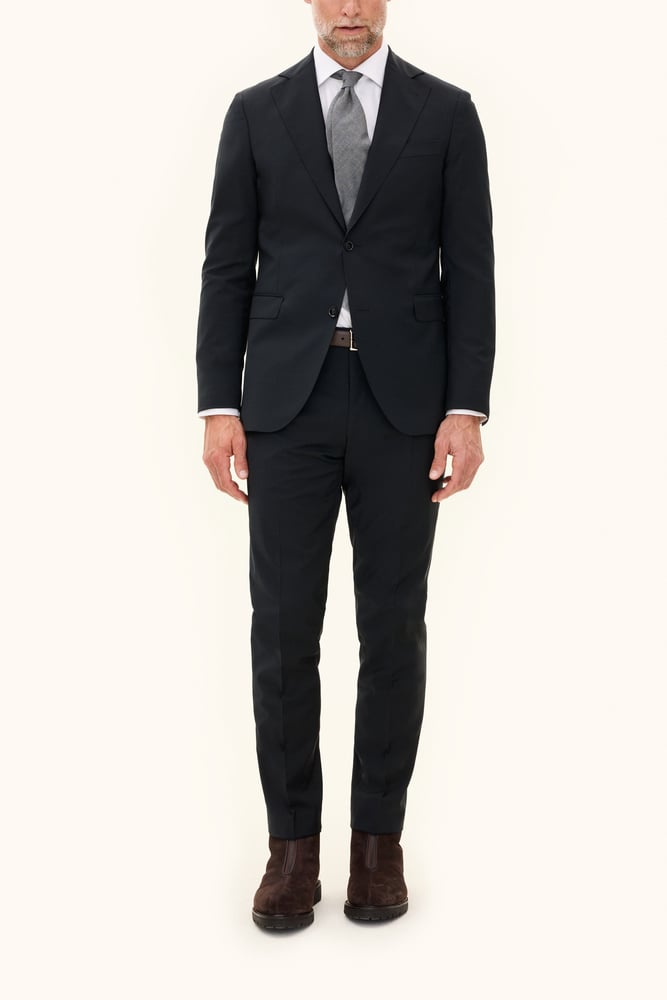 Slim Fit Microstructure Jakkesæt
