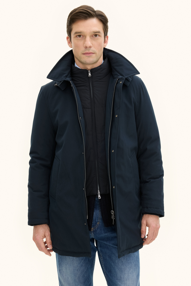 Slim Fit Teknisk Jersey-Frakke