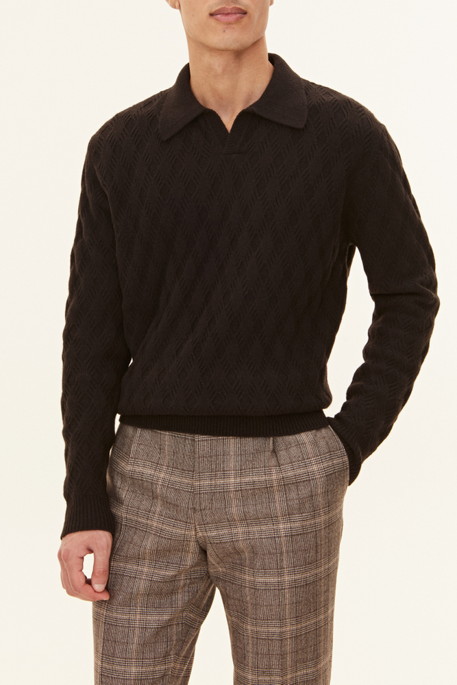 Regular Fit V-hals Trøje Uld-Kashmir
