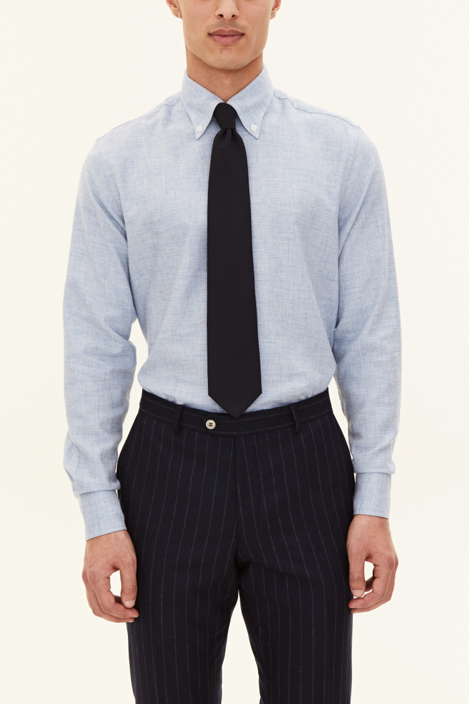 Regular Fit Button Down Twillskjorte