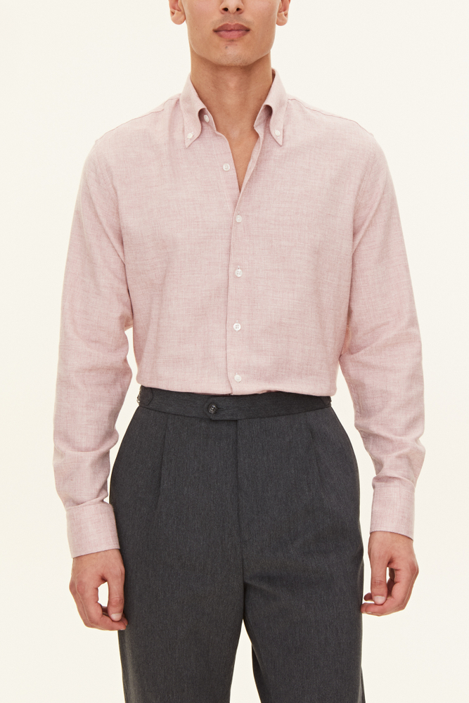 Regular Fit Button Down Twillskjorte
