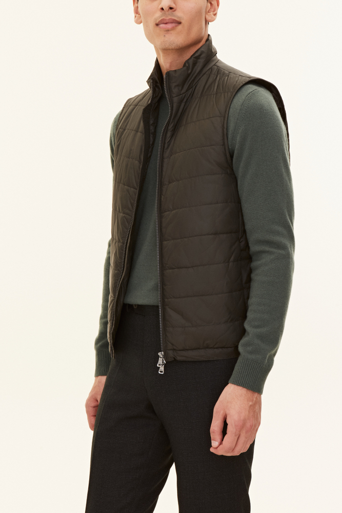 Lätt vadderad Nylon Väst