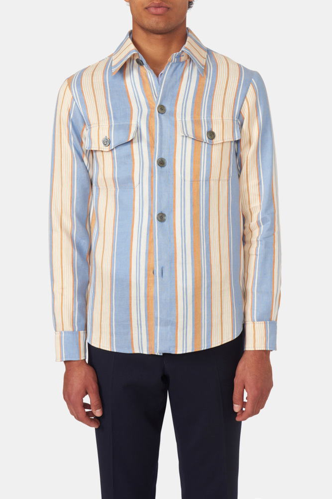 Regular Fit Overshirt Hør
