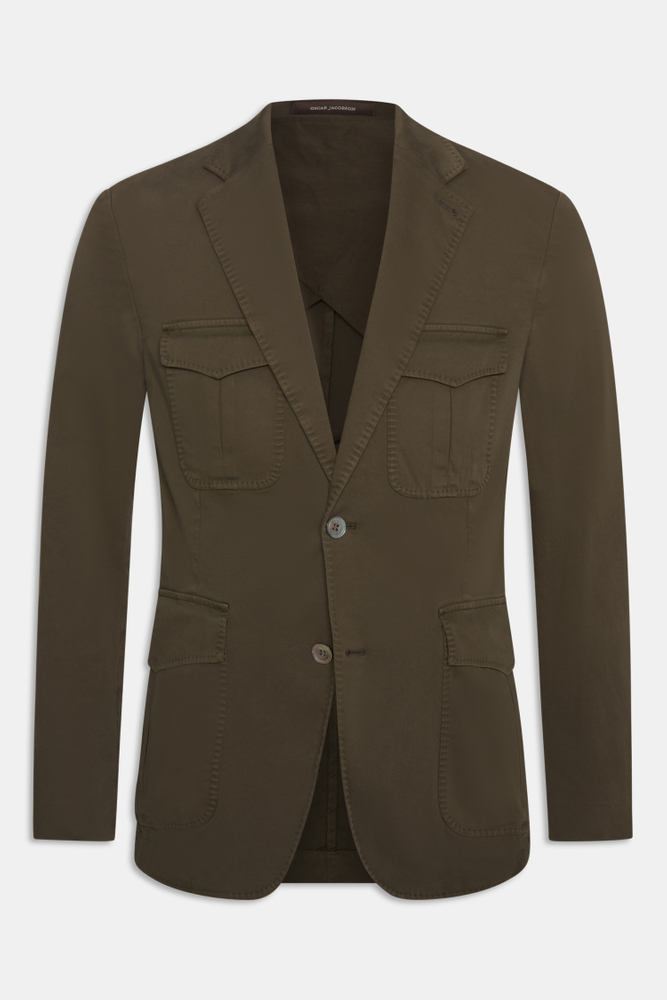 Regular Fit Blazer Bomuldsstretch