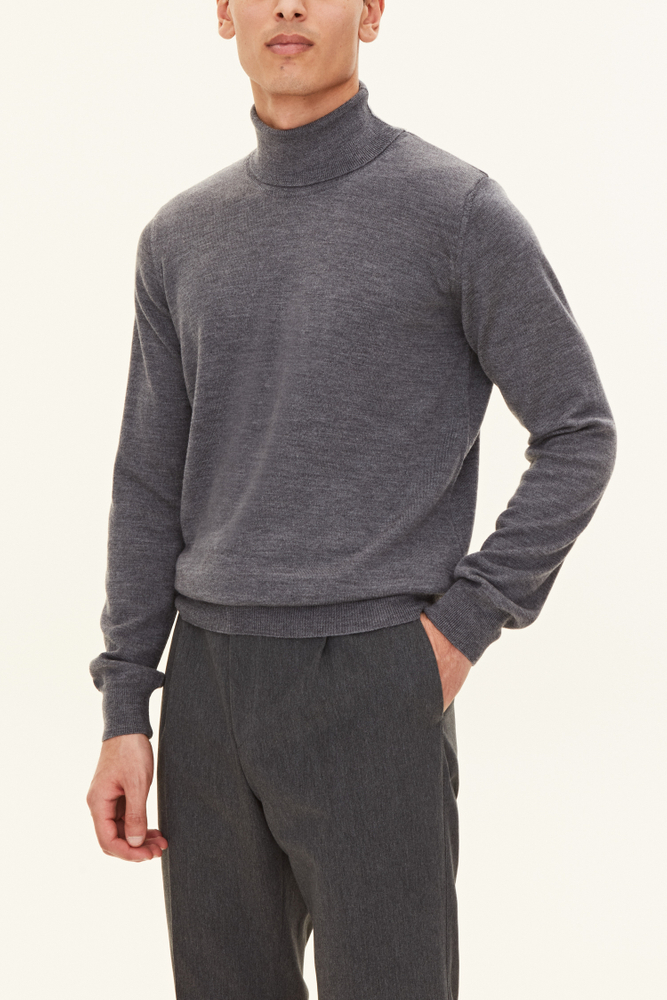 Slim Fit Rundhals Trøje Merinould