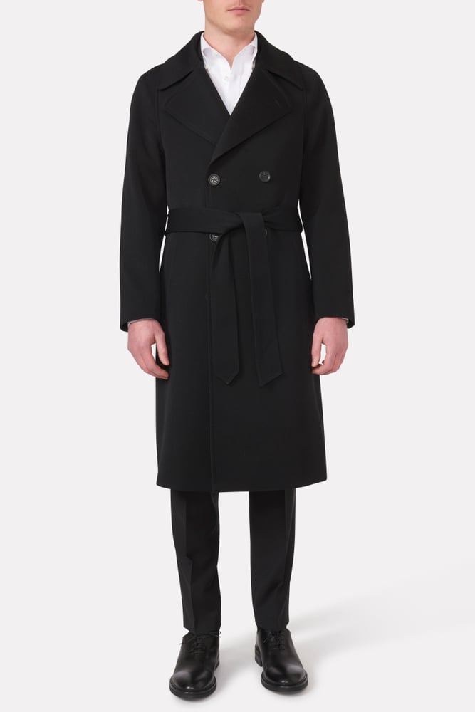 Regular Fit Dobbeltspent Ragan Frakke Twill