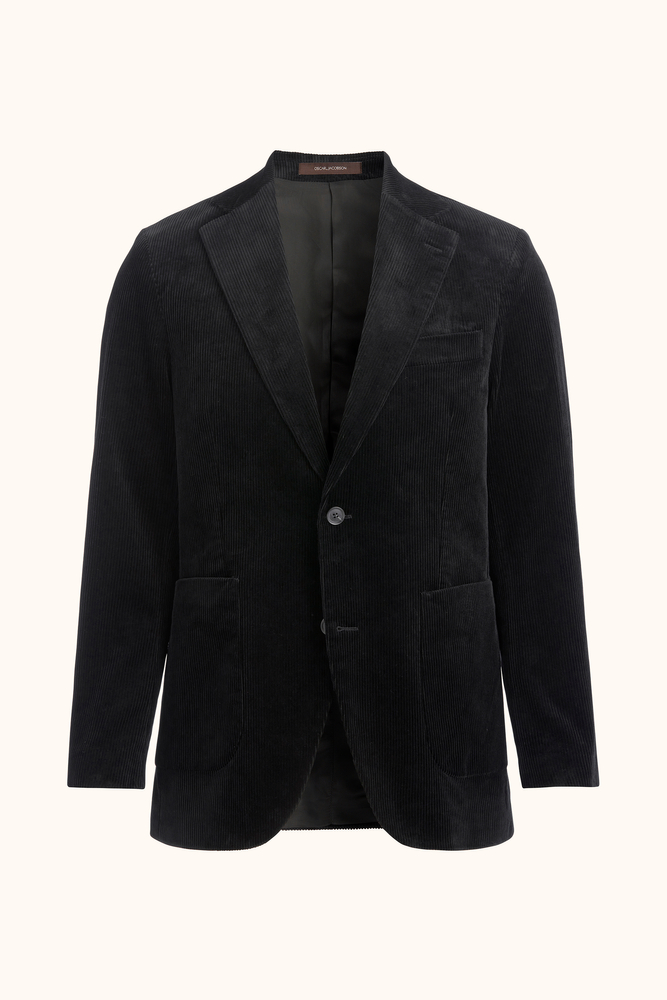 Regular Fit Kordfløyelblazer