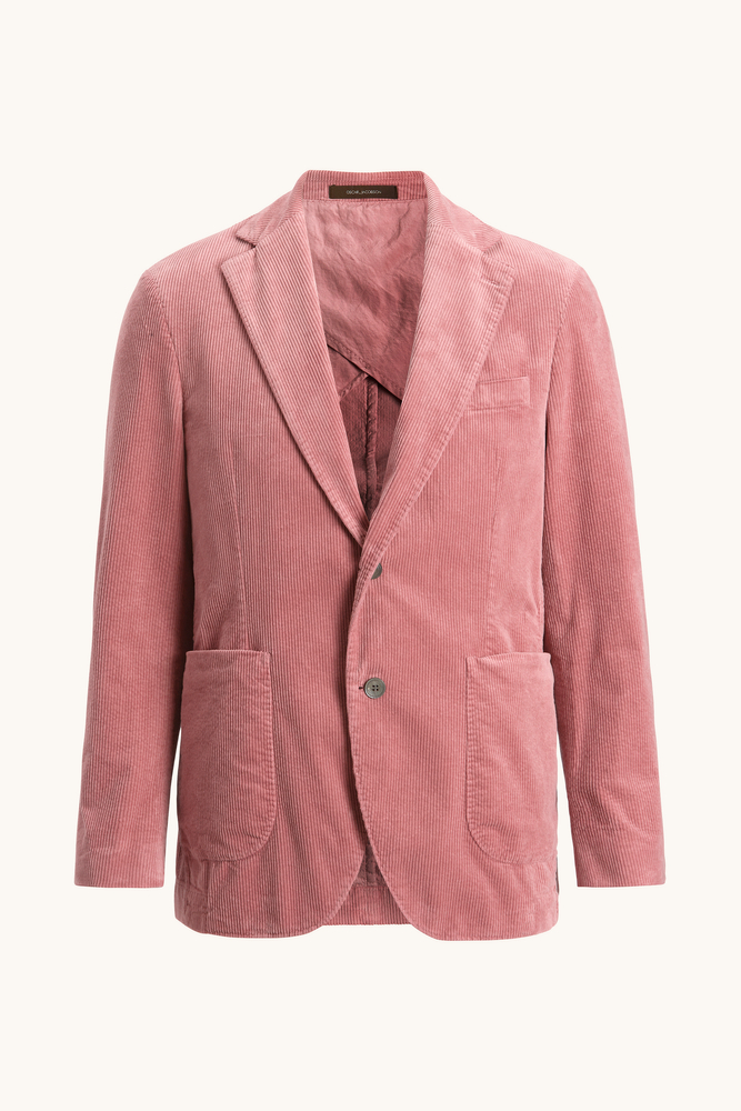 Regular Fit Kordfløyelblazer