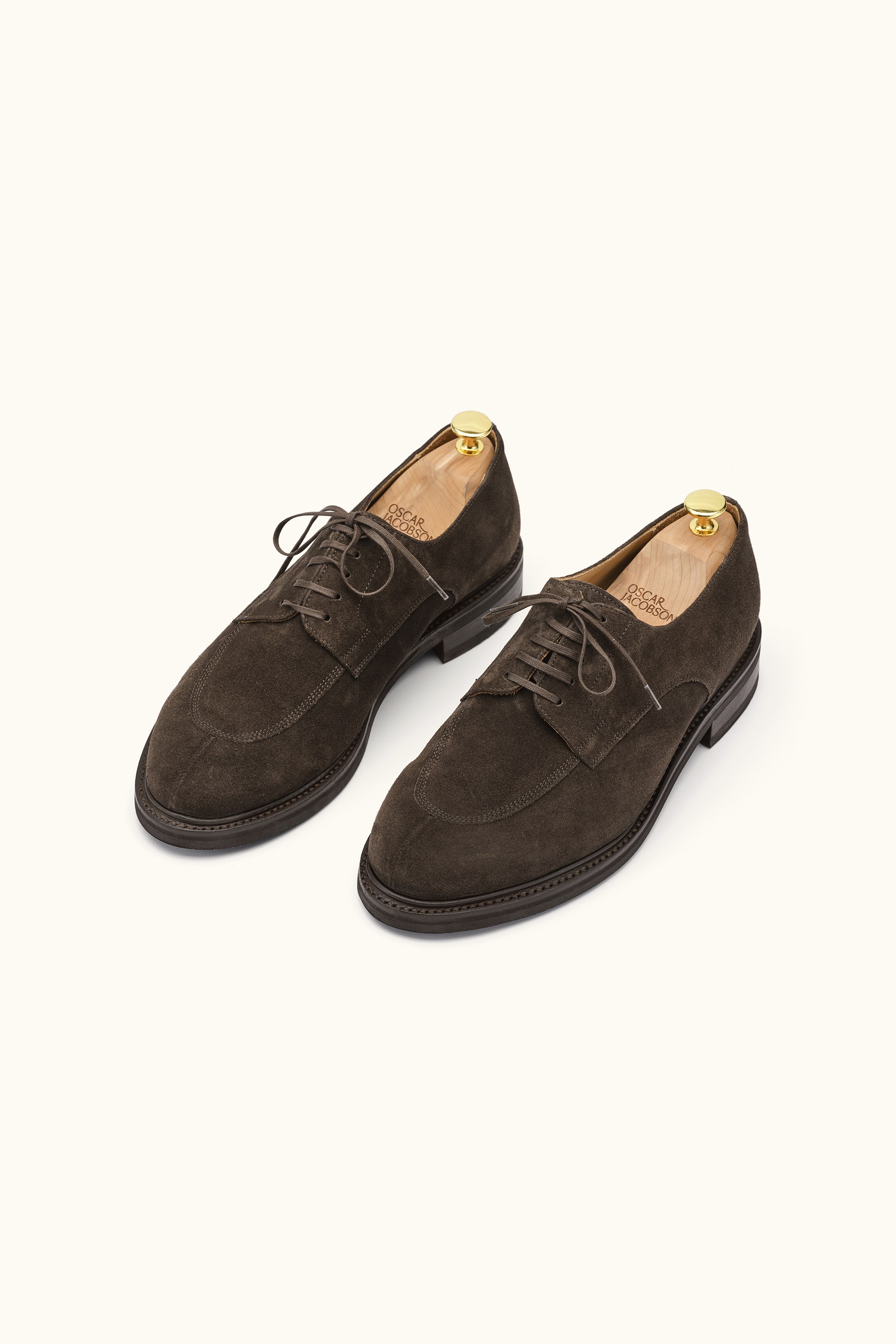 Split Toe Derby Shoes - Brown | Oscar Jacobson
